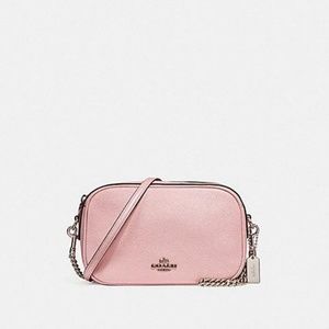 COACH 25922 Pebble Leather Isla Chain Crossbody